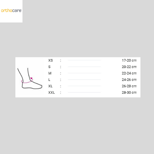 ORTHOCARE MALLEOL DESTEKLİ AYAK BİLEKLİĞİ XXL 7630