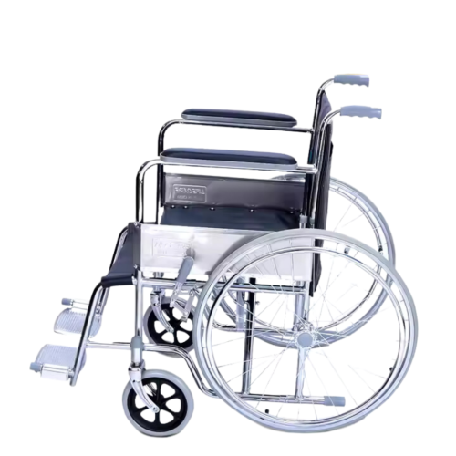 PULSEMED STANDART DERİ FRENSİZ TEKERLEKLİ SANDALYE JL809
