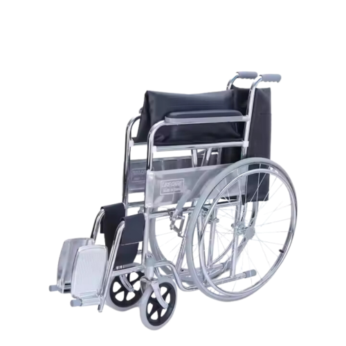 PULSEMED STANDART DERİ FRENSİZ TEKERLEKLİ SANDALYE JL809