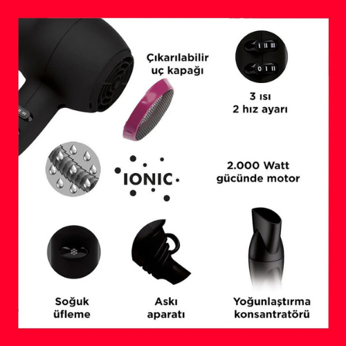 REVLON RVD5823E3 FÖN MAKİNASI