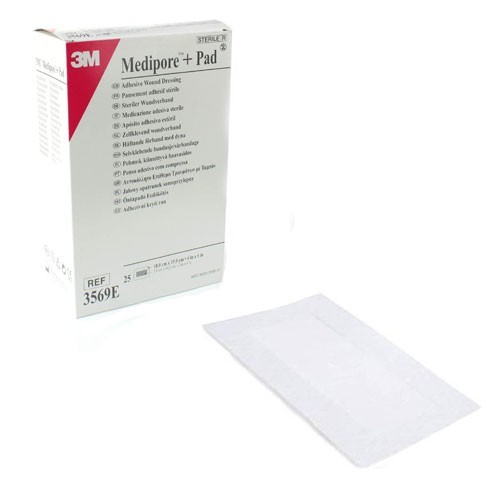 3M 3569E MEDİPORE+PAD PANSUMAN ÖRTÜSÜ 10CMX15CM