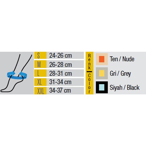 MORSA ÖRGÜ AŞİL TENDON BİLEKLİĞİ RIGT-XXL 90.442