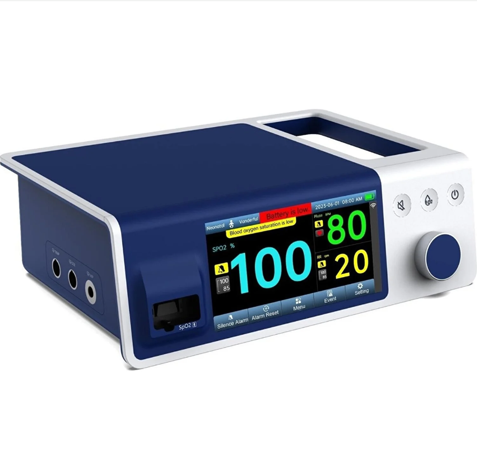OXISENSE DESKTOP BTO-100CXX PULSE OKSİMETRE CİHAZI ŞARJLI ALARLMLI