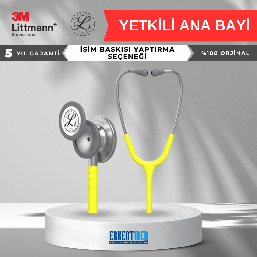 3M LİTTMANN CLASSİC III STETESKOP 5839 LİMON SARI - Kalimed